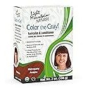 Light Mountain Henna Hair Color & Conditioner, Color the Gray - Mahogany Hair Dye for Men/Women, 2-Step Chemical-Free, Semi-Permanent Hair Color for White, Gray, and Blonde Hair, 7 Oz (Pack of 1)