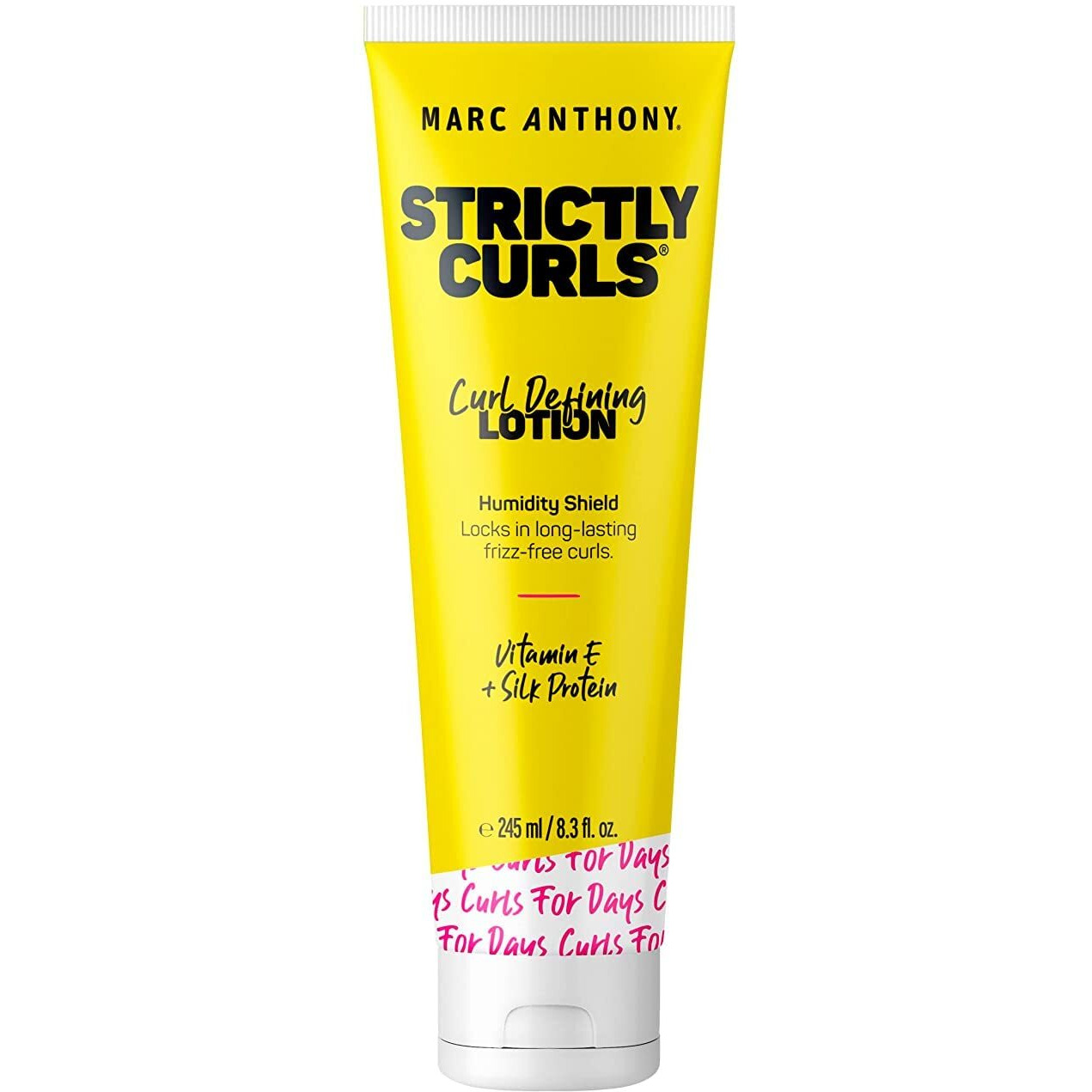 Marc Anthony Strictly Curls Curl Defining Styling Lotion, 8.3 Ounce Tube with Silk Protein and Vitamin E for Curl Definition