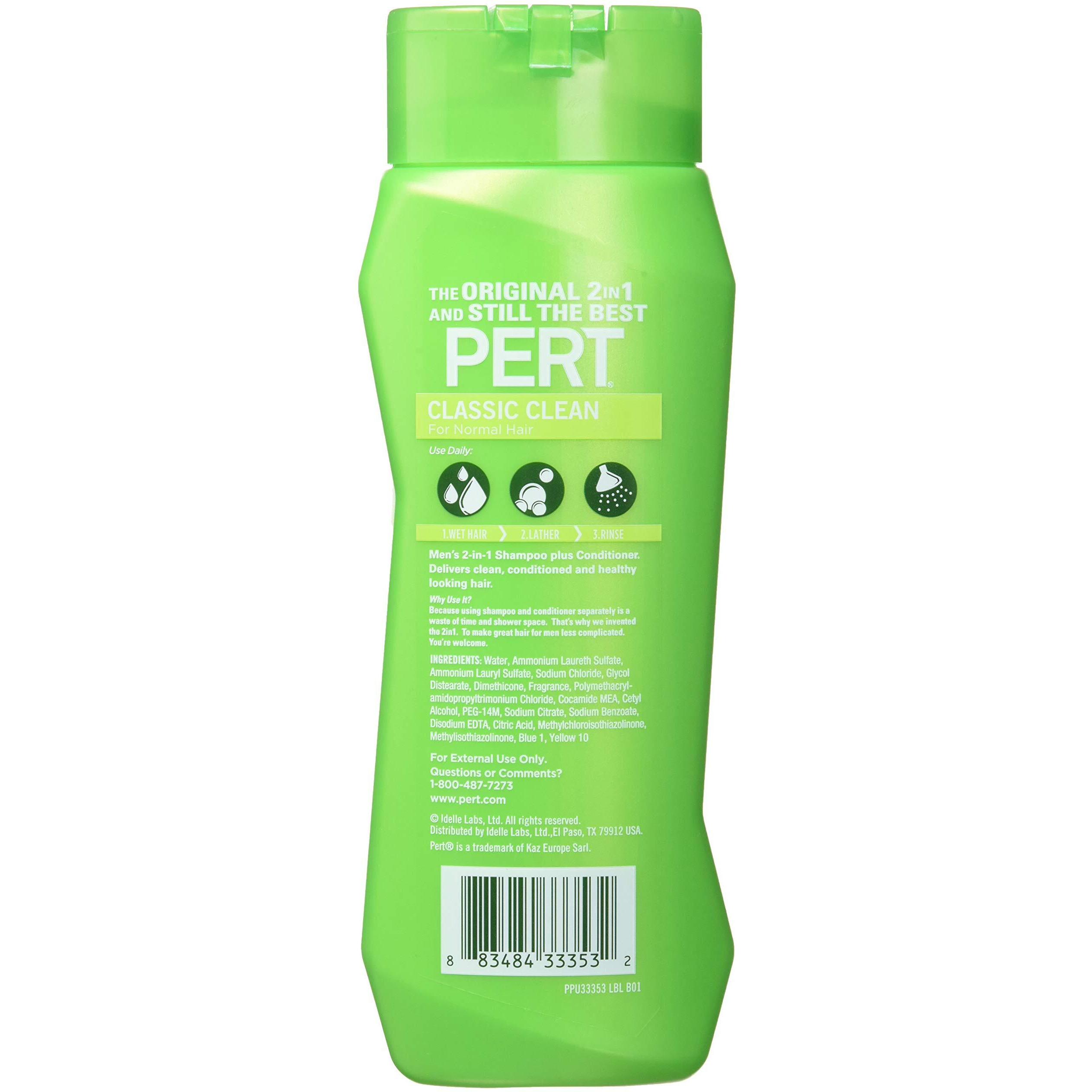 2 in 1 Complete Shampoo and Conditioner by Pert for Unisex - 13.5 oz Shampoo and Conditioner