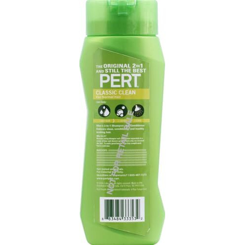 2 in 1 Complete Shampoo and Conditioner by Pert for Unisex - 13.5 oz Shampoo and Conditioner