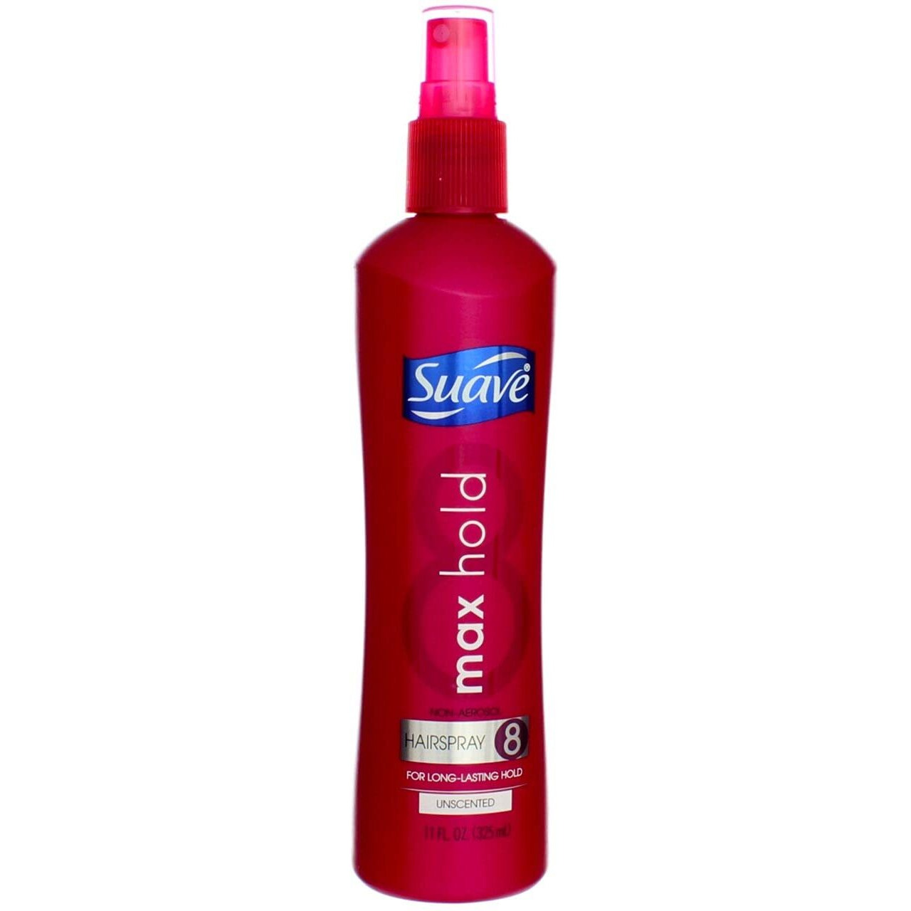 Suave Non Aerosol Spray Maximum Hold Unscented Hairspray, 11 oz