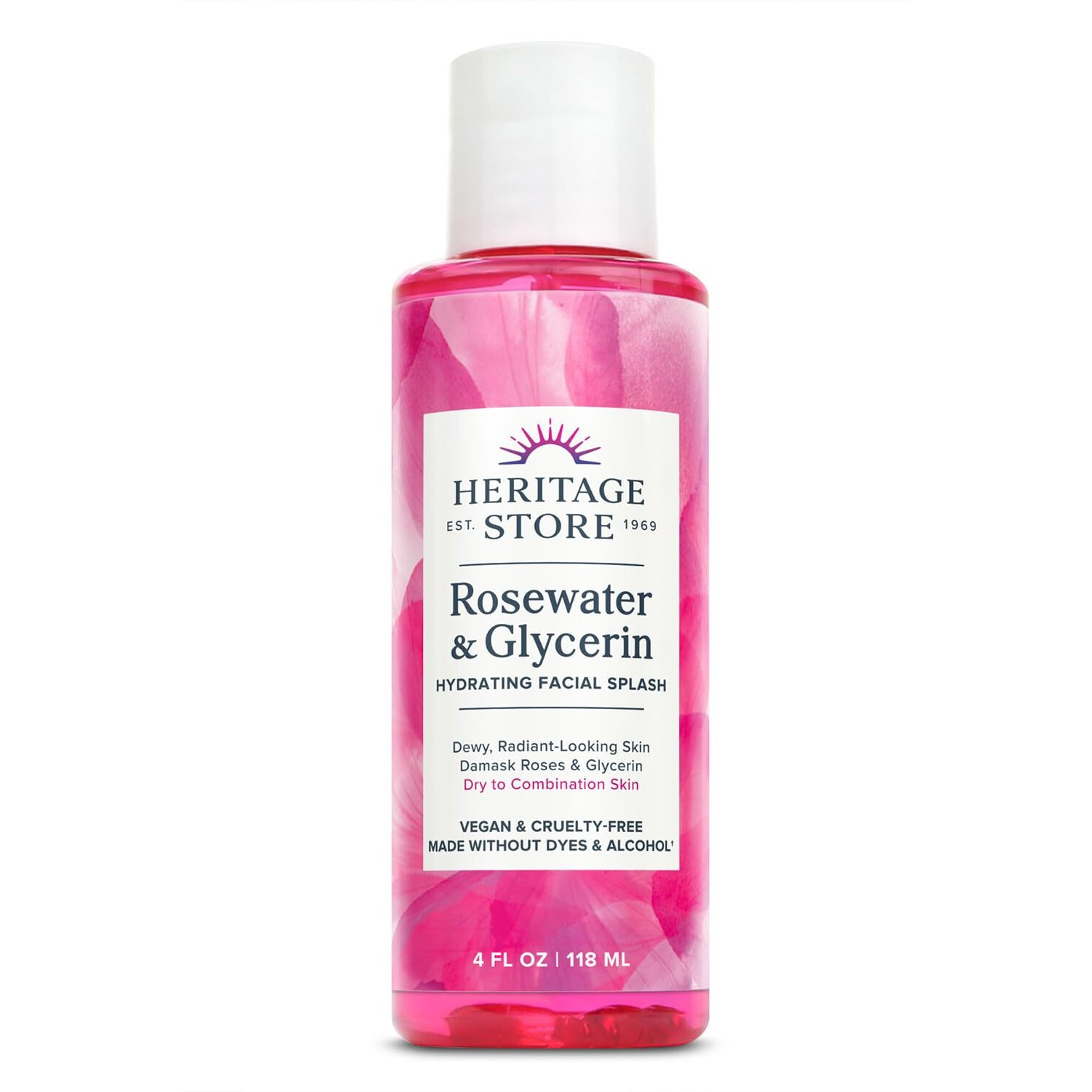 Heritage Products Rosewater And glycerin - 4 Fl Oz(D0102H5WNU8)