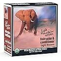 Light Mountain Henna Hair Color & Conditioner - Light Brown Hair Dye for Men/Women, Organic Henna Leaf Powder and Botanicals, Chemical-Free Semi-Permanent Hair Color, 4 Oz