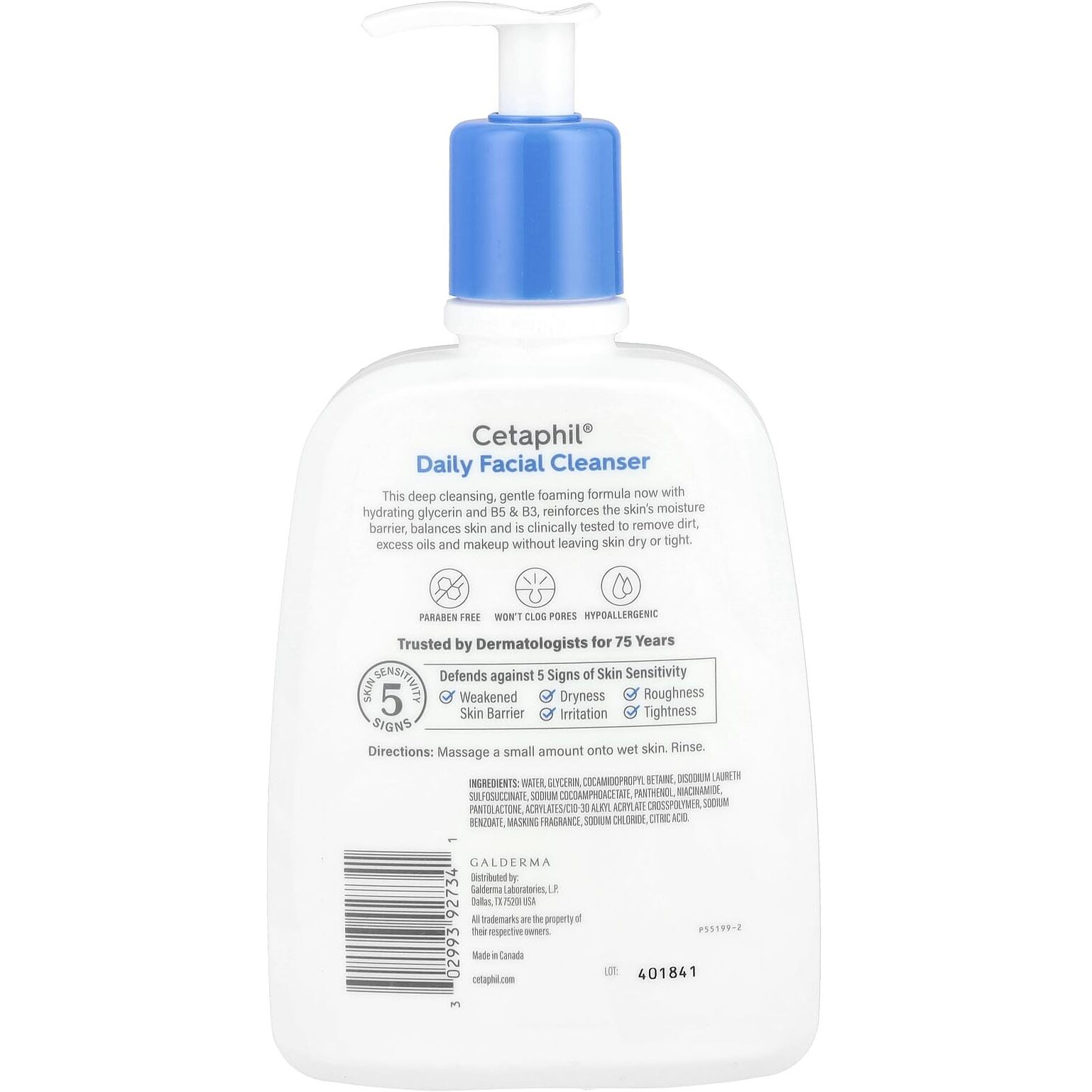 Cetaphil Gentle Skin Cleanser, All Skin Types, 16 Fl Oz
