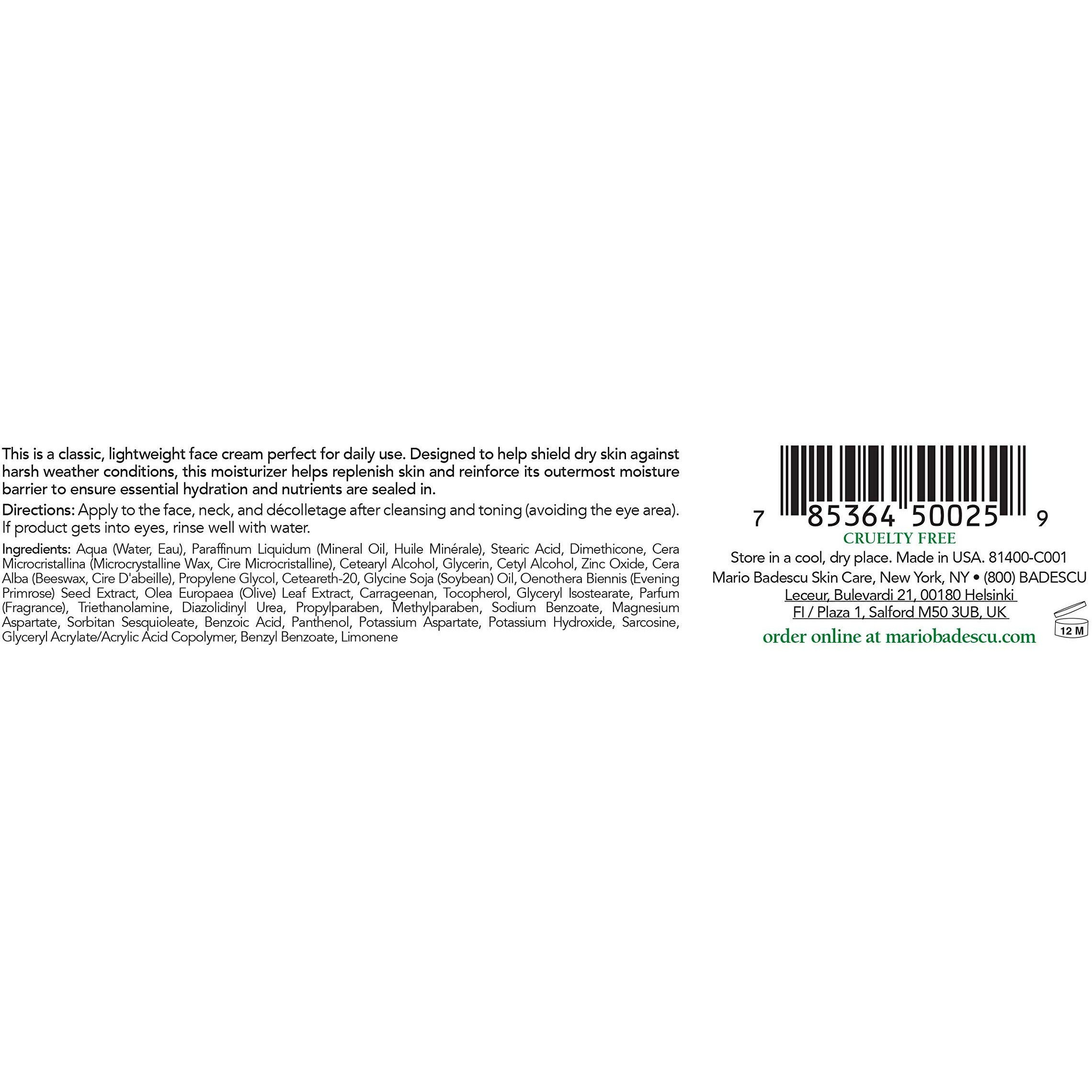 Protective Day Cream by Mario Badescu for Unisex - 1 oz Cream