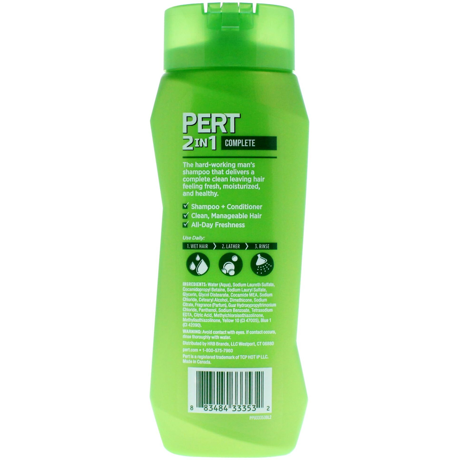 Pert Plus 2-in-1 Shampoo Plus Conditioner, Normal Hair 13.50 oz