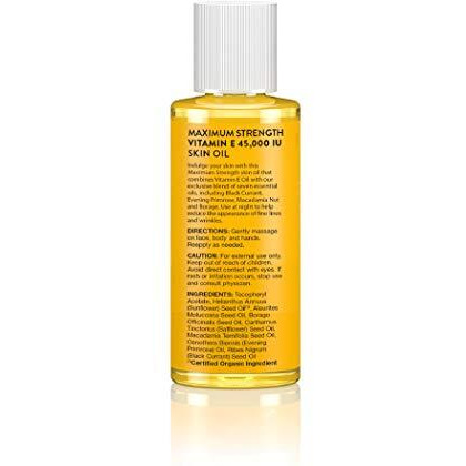 Jason Maximum Strength Skin Oil, Vitamin E 45,000 IU, 2 Oz