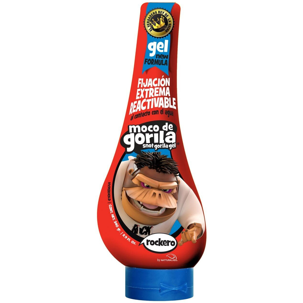 Moco de Gorila Gel Mega Hold, Red Rockero, 12 Fl Oz