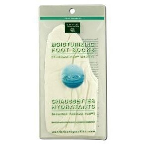 Earth Therapeutics Moisturizing Foot Socks White - 1 Pair(D0102H5KJS8)