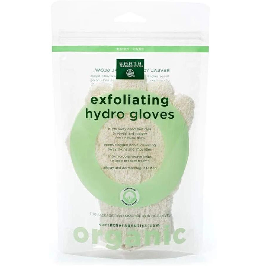 Earth Therapeutics Exfoliating Hydro Gloves, (3 pack)