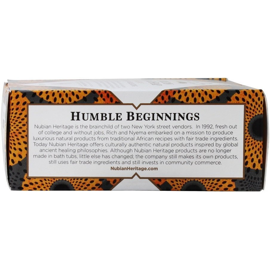 Nubian Heritage African Black Soap, 5 Ounce (Pack of 4)