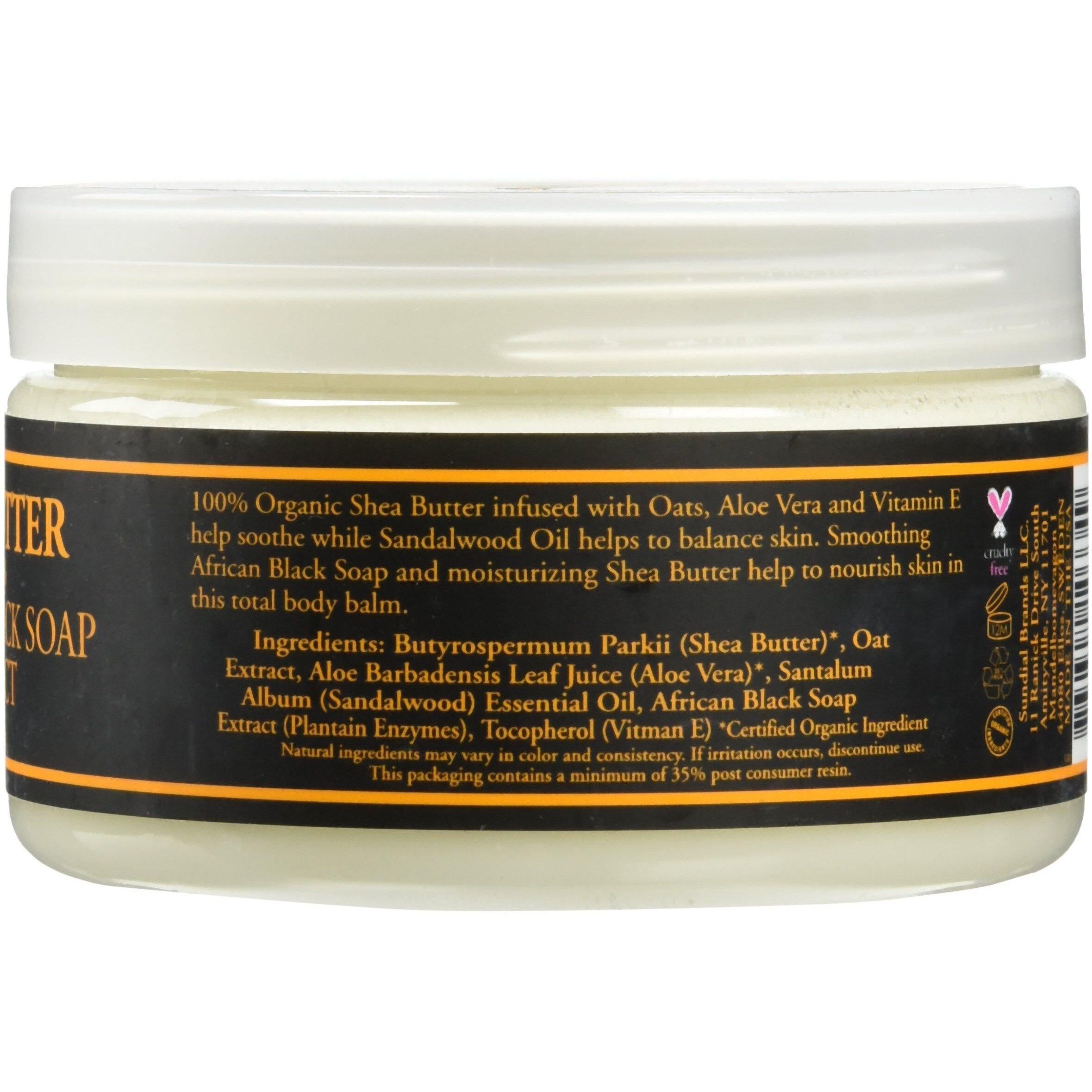 Shea Butter Infused with African Black Soap Extract by Nubian Heritage for Unisex - 4 oz Lotion