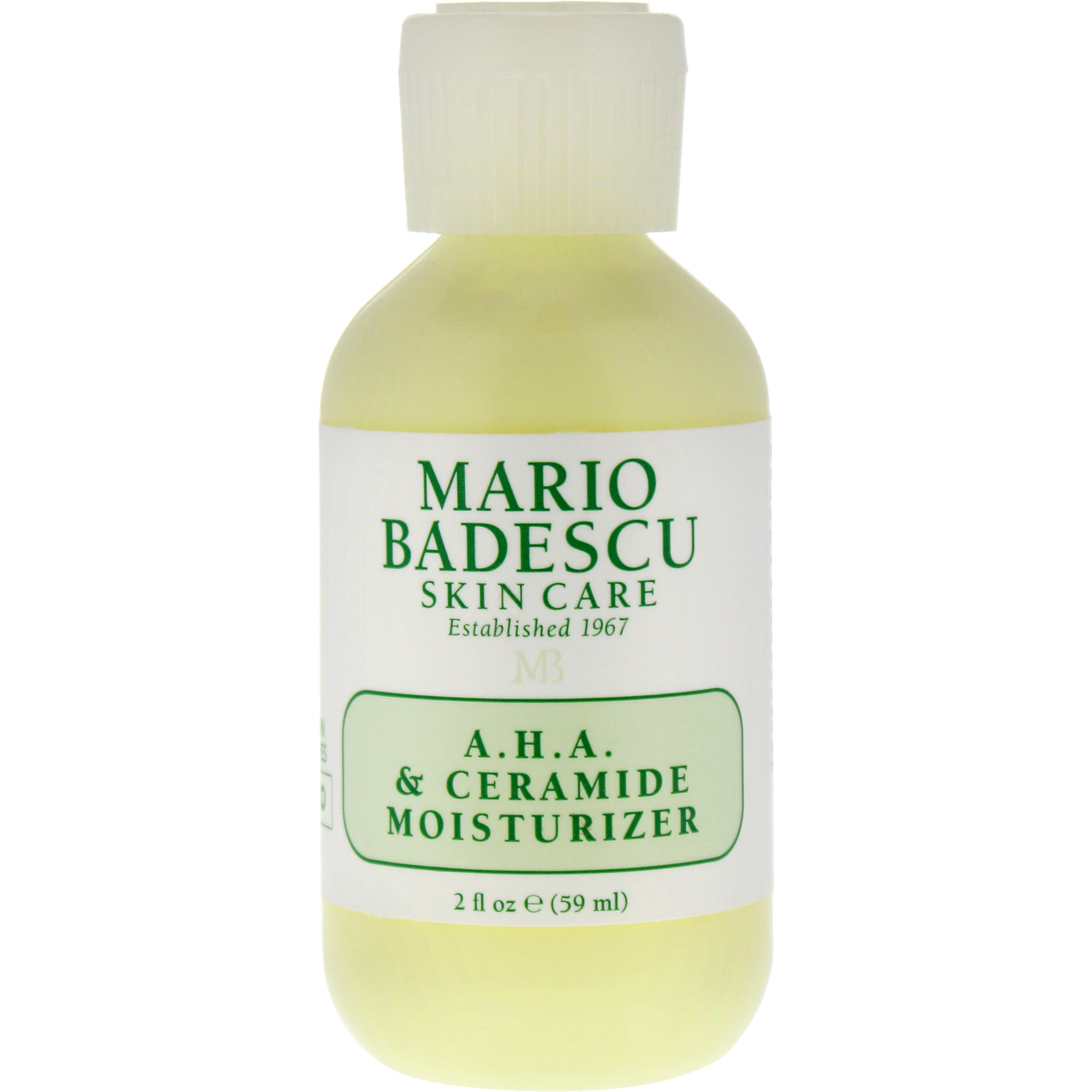 AHA and Ceramide Moisturizer by Mario Badescu for Unisex - 2 oz Moisturizer