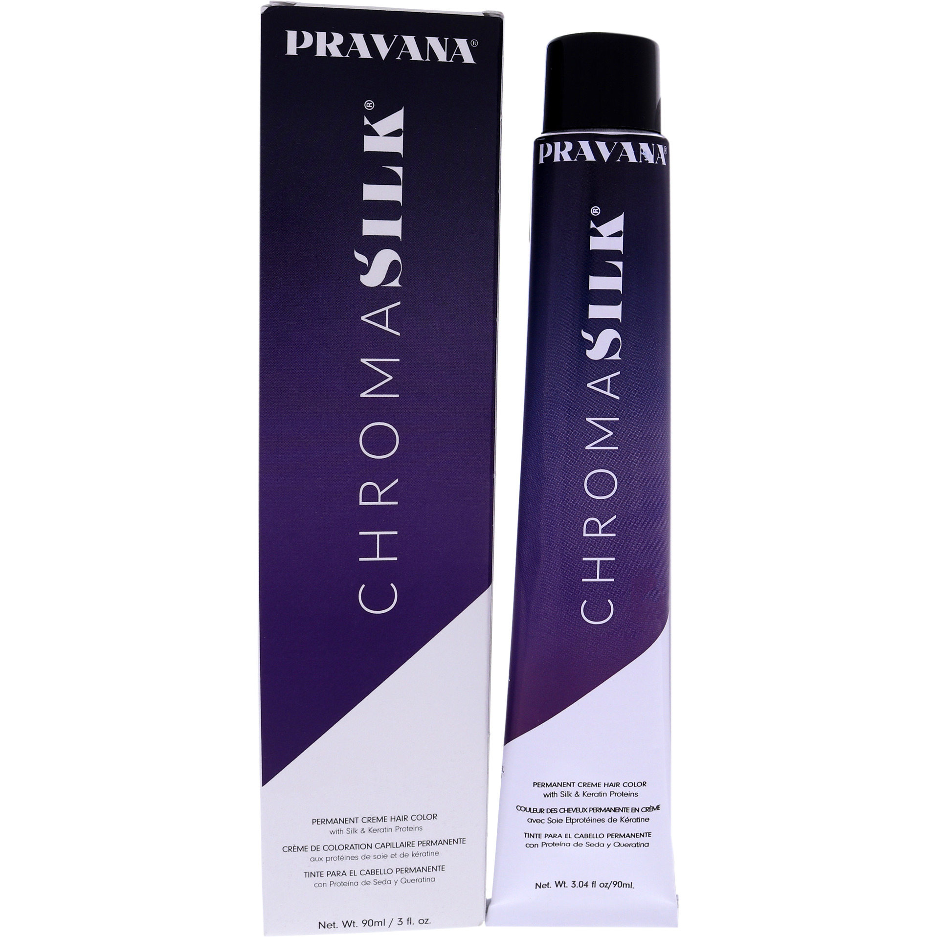 ChromaSilk Creme Hair Color - 5.5 Light Mahogany Brown by Pravana for Unisex - 3 oz Hair Color