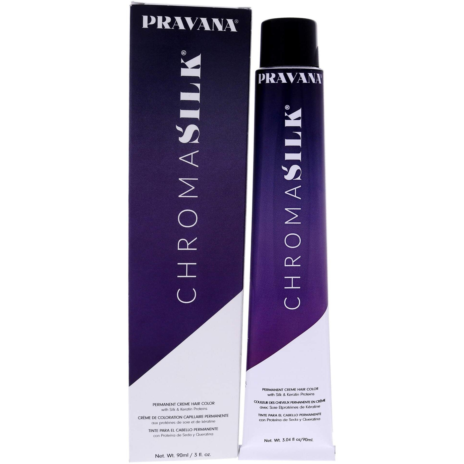 ChromaSilk Creme Hair Color - 6.5 Dark Mahogany Blonde by Pravana for Unisex - 3 oz Hair Color