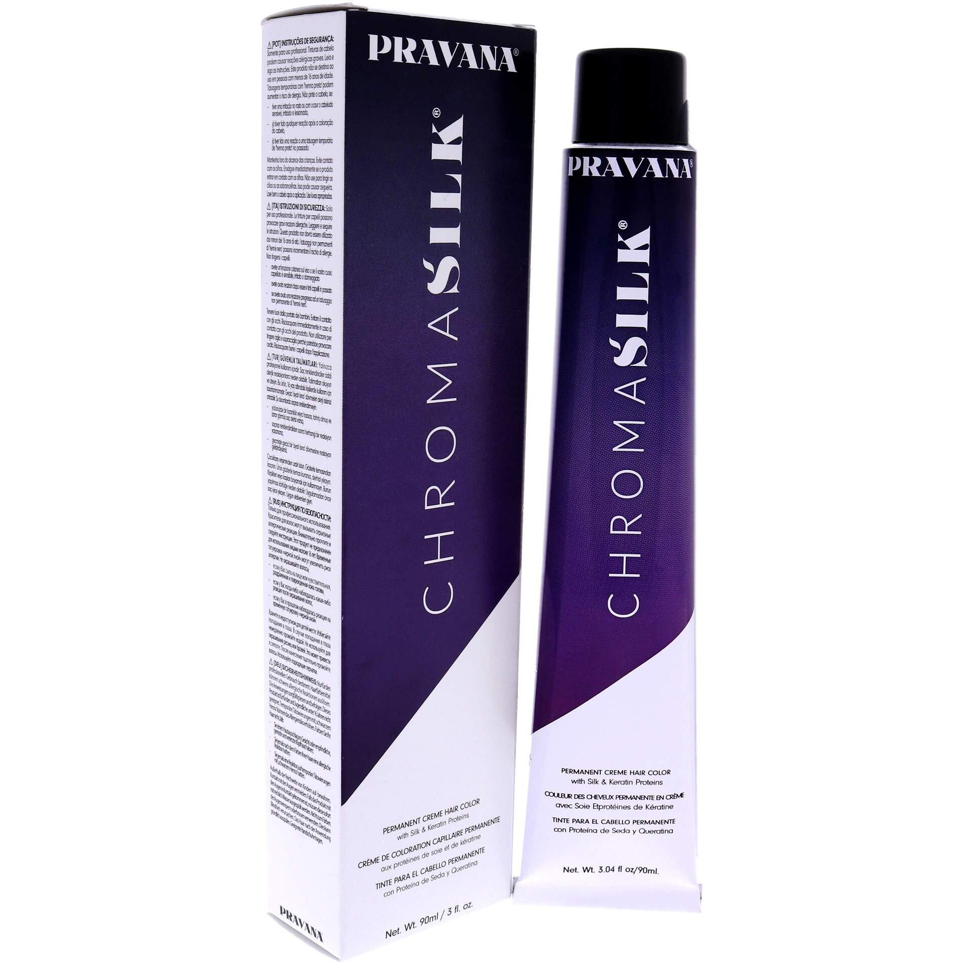 ChromaSilk Creme Hair Color - 6.5 Dark Mahogany Blonde by Pravana for Unisex - 3 oz Hair Color