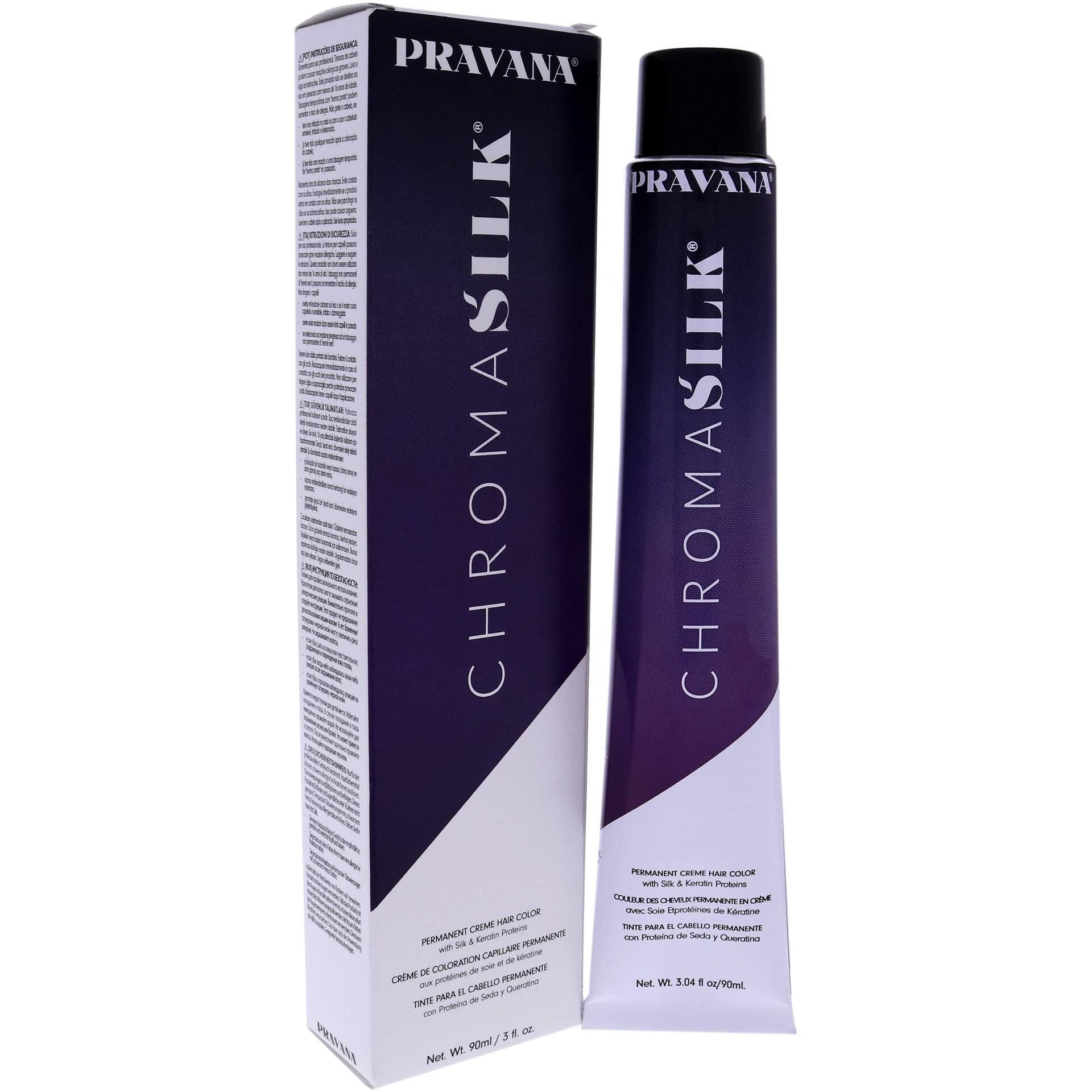 ChromaSilk Creme Hair Color - 4.56 Mahogany Red Brown by Pravana for Unisex - 3 oz Hair Color