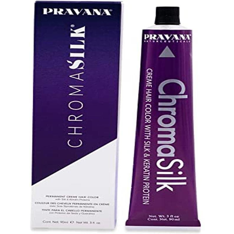 ChromaSilk Creme Hair Color - 10.13 Extra Light Ash Golden Blonde by Pravana for Unisex - 3 oz Hair Color
