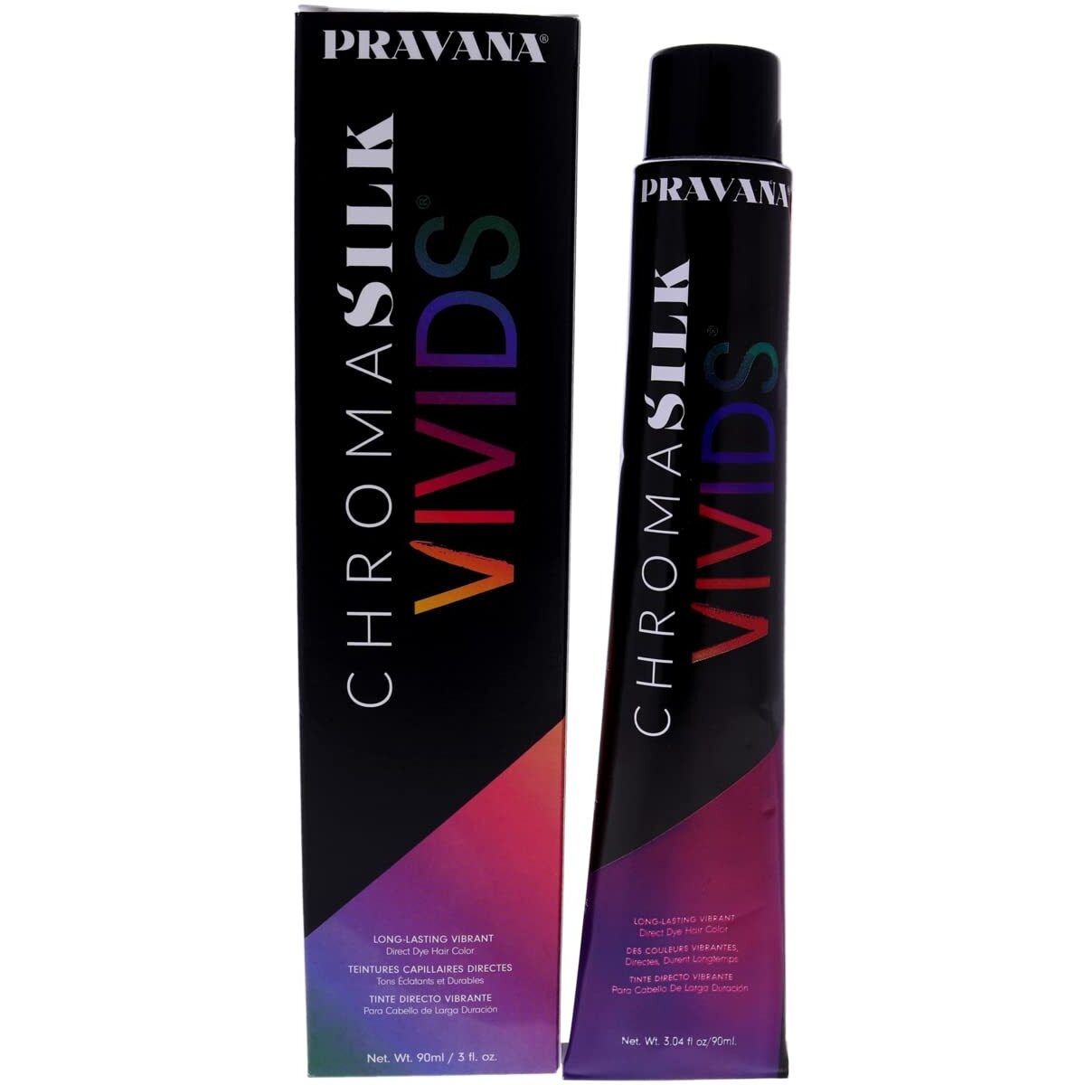 ChromaSilk Vivids Long-Lasting Vibrant Color - Orange by Pravana for Unisex - 3 oz Hair Color