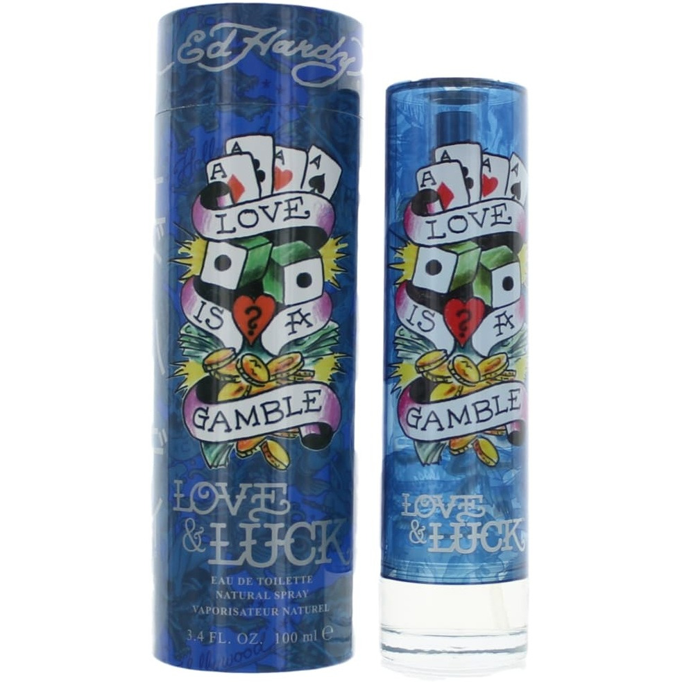 Ed Hardy Love and Luck by Christian Audigier for Men - 3.4 oz EDT Spray