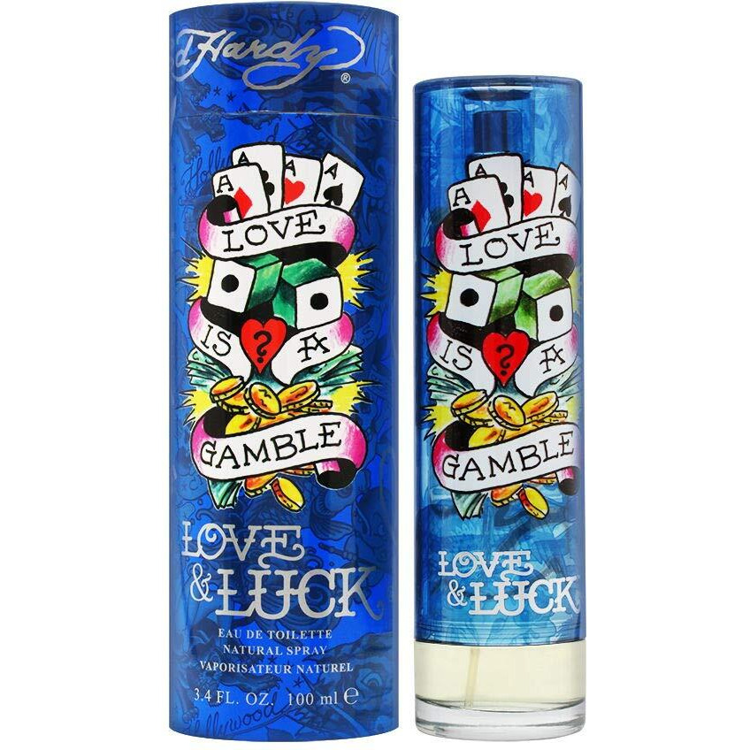 Ed Hardy Love and Luck by Christian Audigier for Men - 3.4 oz EDT Spray
