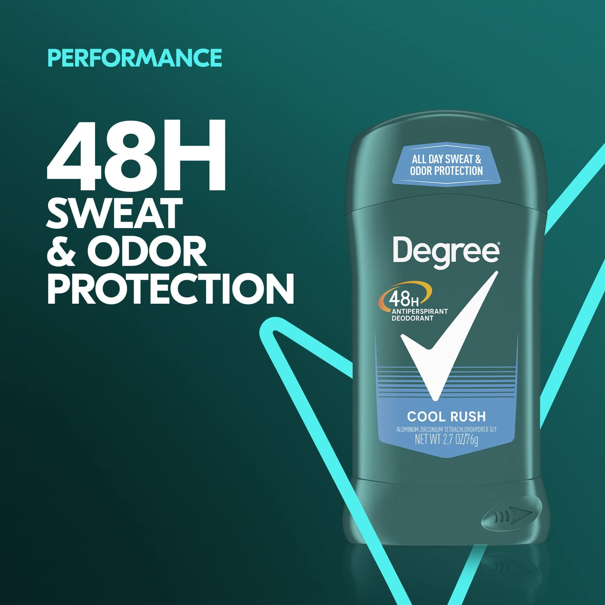Degree Men Dry Protection Antiperspirant - Cool Rush - 2.7 oz - 2 pk - Packaging May Vary
