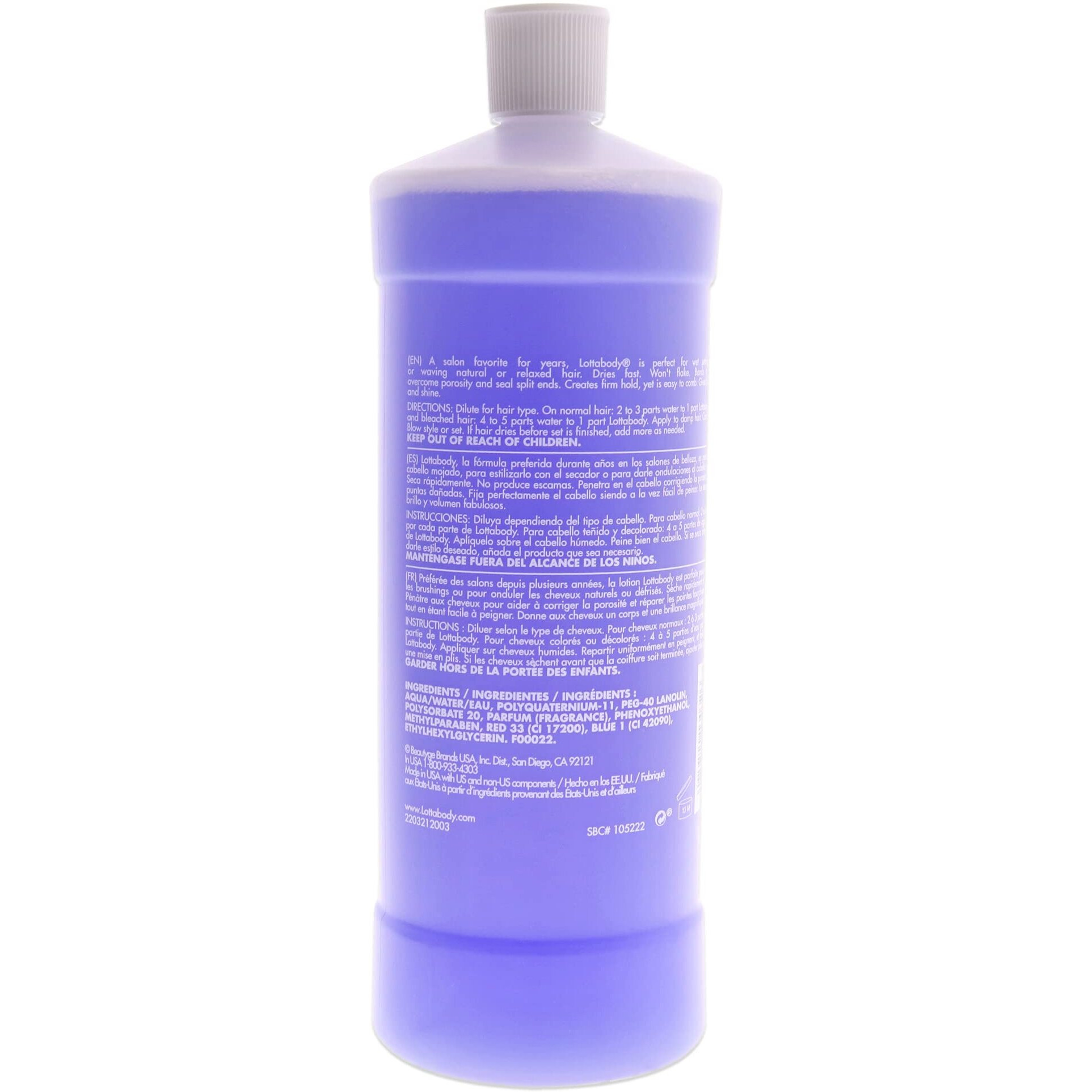 Professional Concentrated Setting Lotion by Lottabody for Unisex - 32 oz Lotion