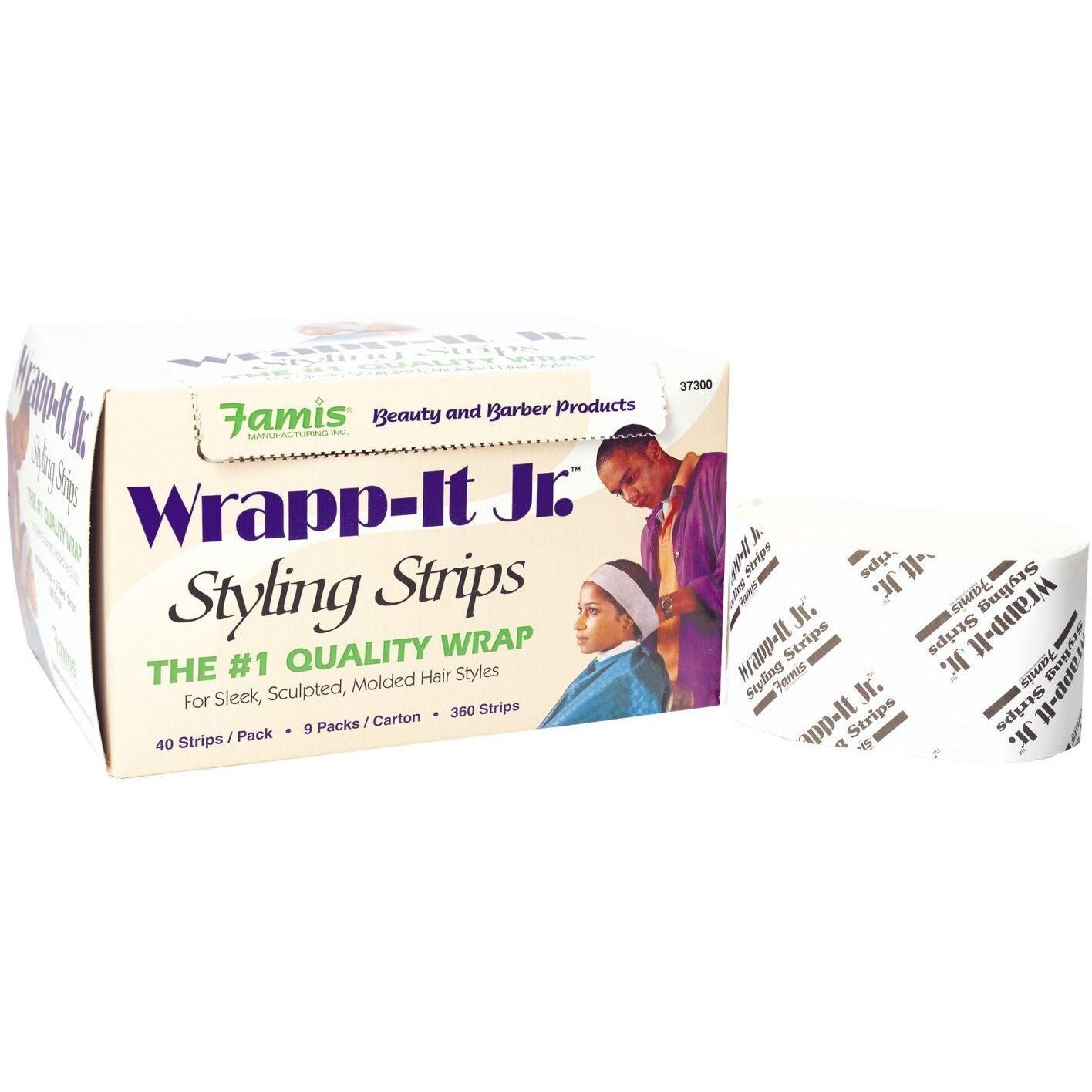 Graham Professional Beauty Wrapp-It Jr Styling Strips, White