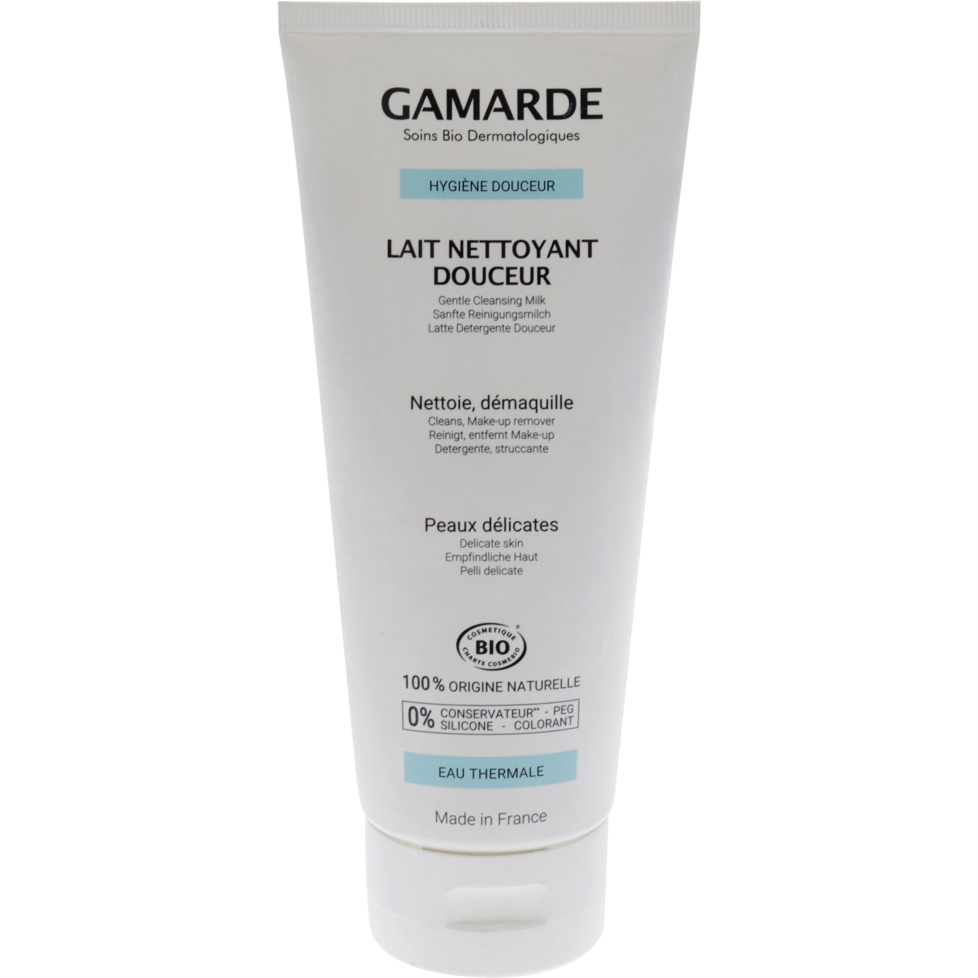 Gentle Cleansing Milk Make-up Remover by Gamarde for Women - 6.76 oz Cleanser