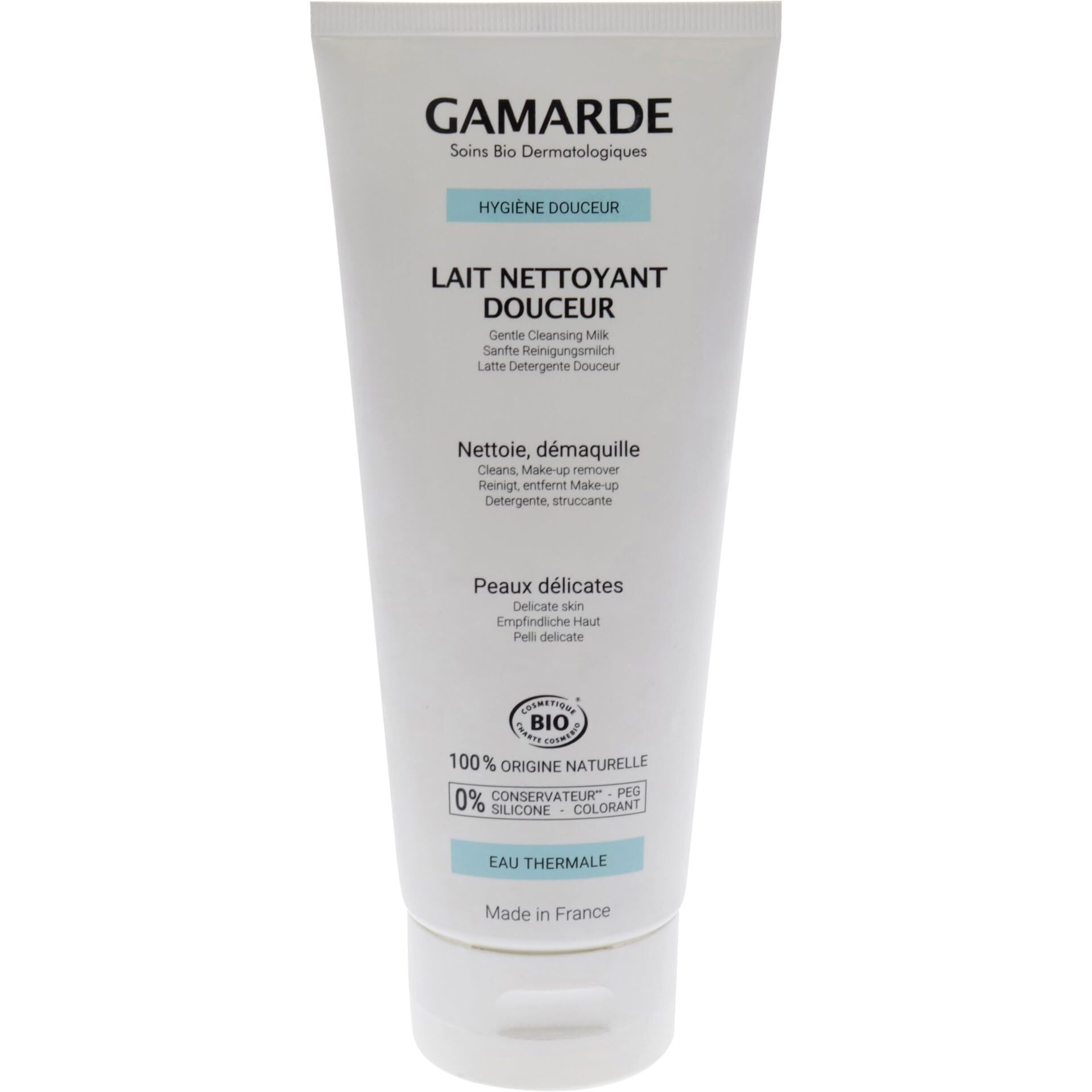 Gentle Cleansing Milk Make-up Remover by Gamarde for Women - 6.76 oz Cleanser