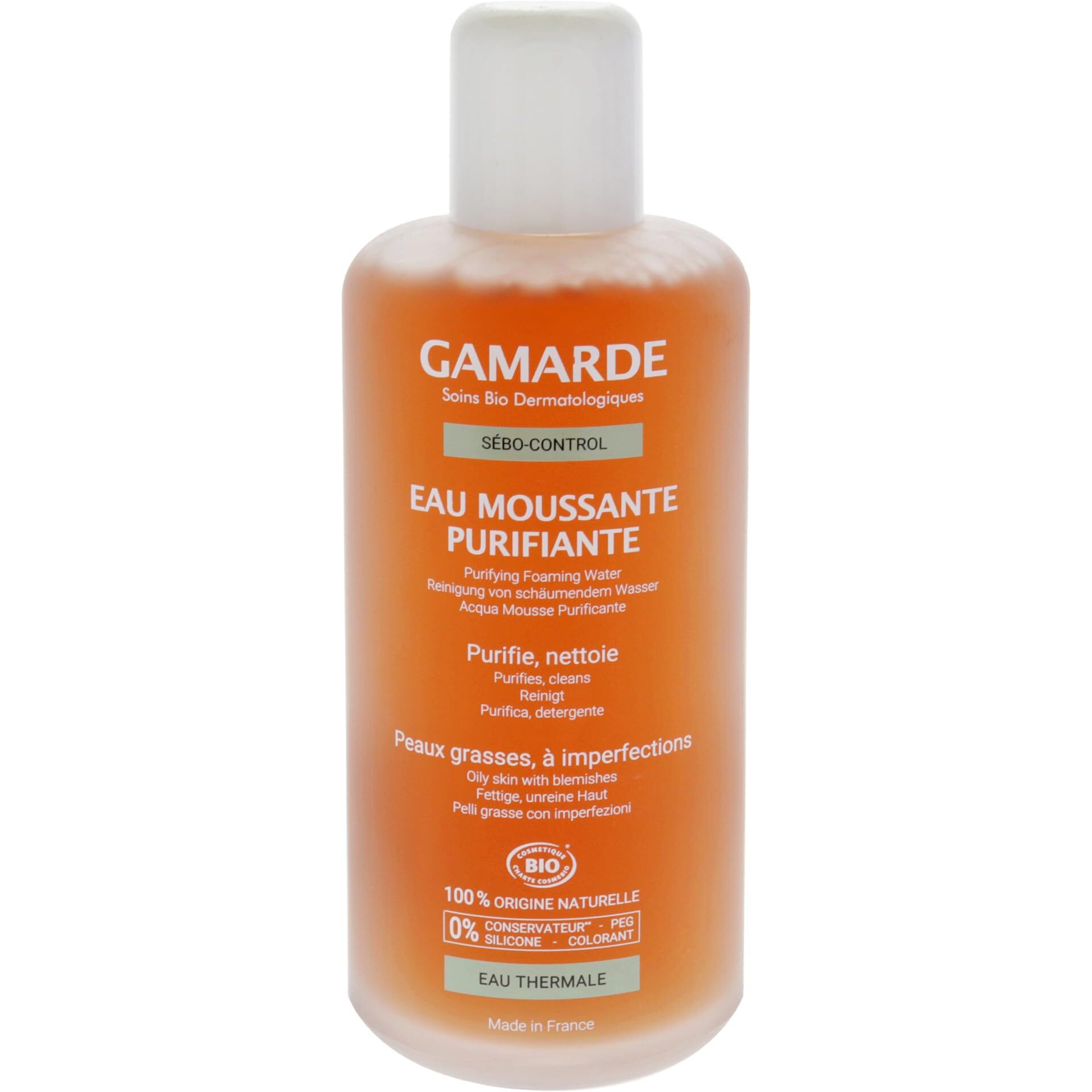 Purifying Foaming Water by Gamarde for Women - 6.76 oz Cleanser