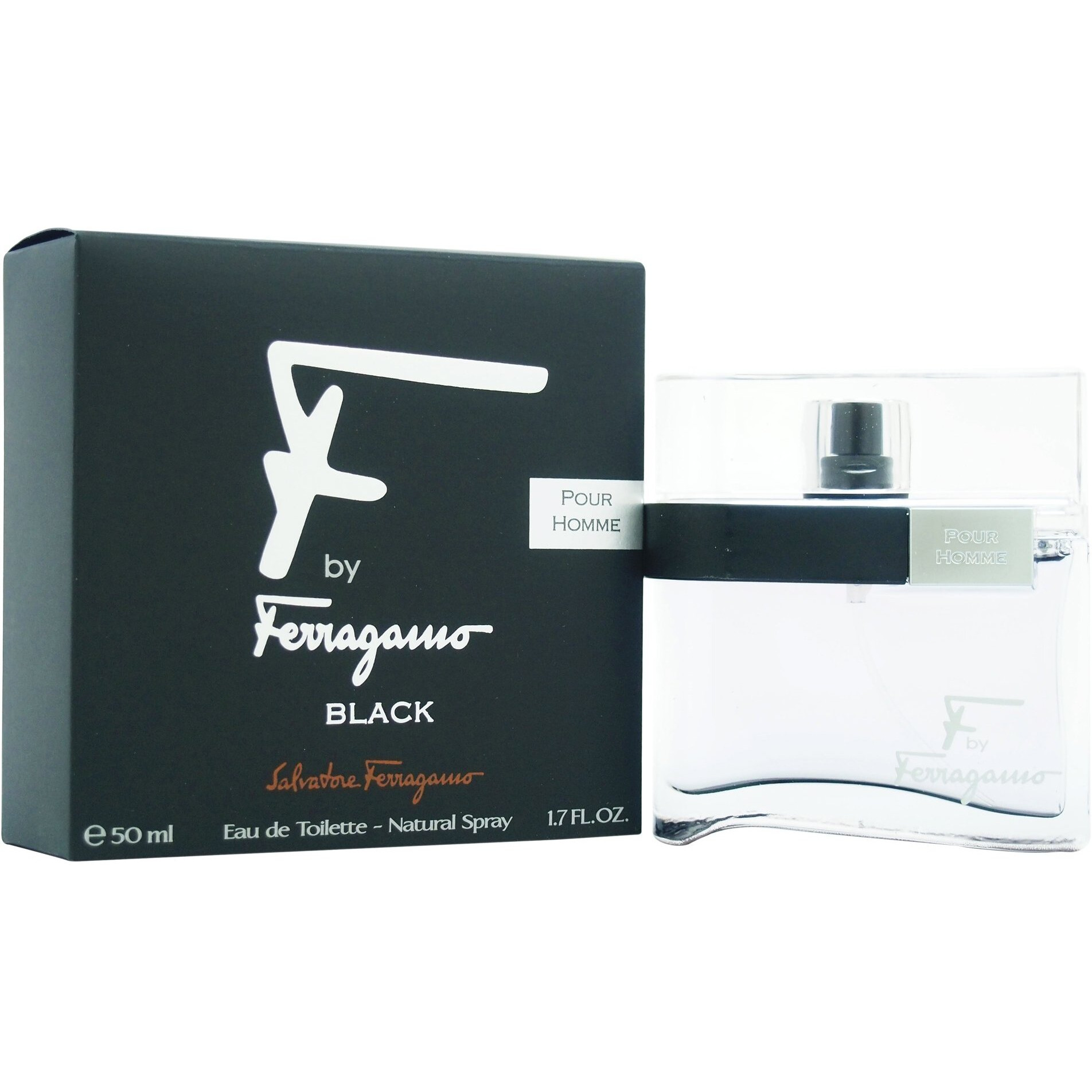 F Black by Salvatore Ferragamo Eau De Toilette Spray 1.7 oz(D0102HAXJEA.)