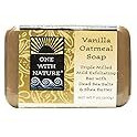 One With Nature Dead Sea Minerals Bar Soap Vanilla Oatmeal - 7 oz