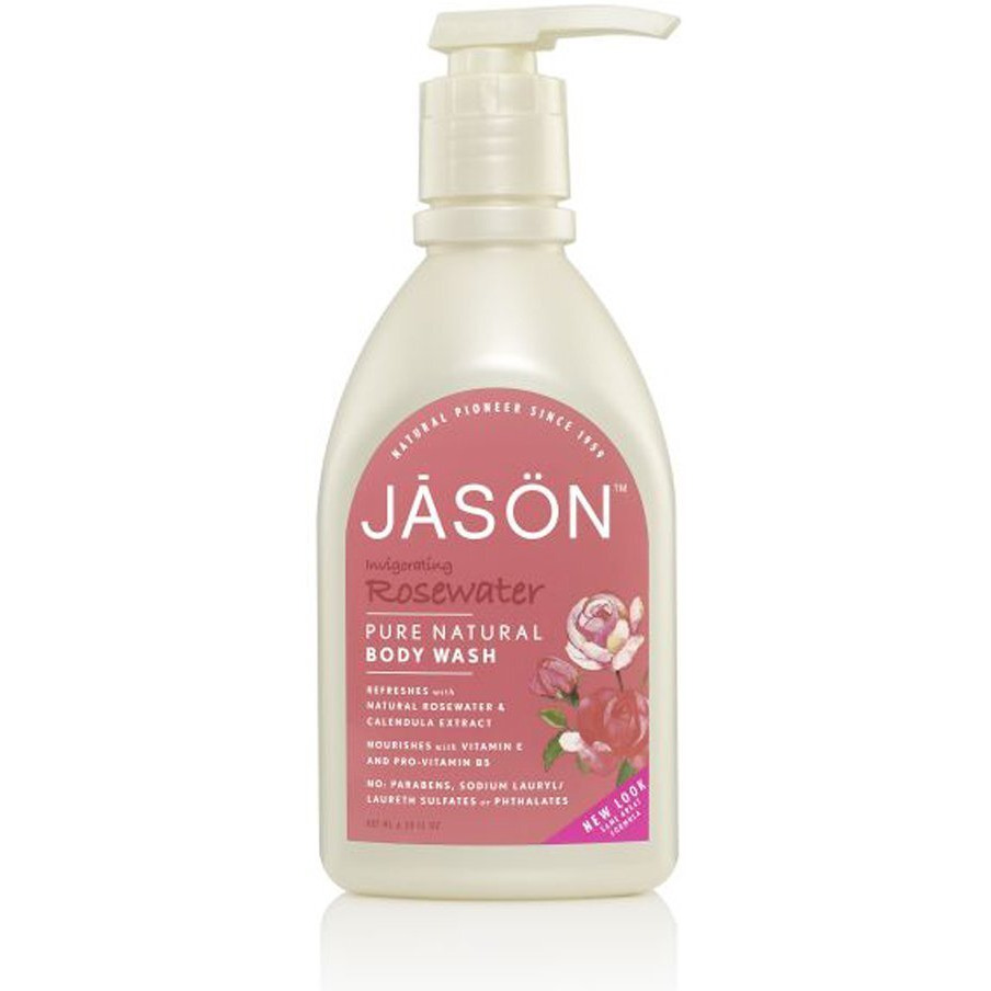 Jason Body Wash Pure Natural Invigorating Rosewater - 30 Fl Oz(D0102H5W6Z2)