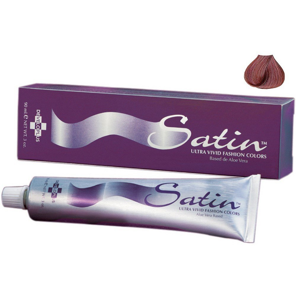 Developlus Satin Ultra Vivid Fashion Hair Color - 6Rc Dark Red Copper Blonde 3 oz.