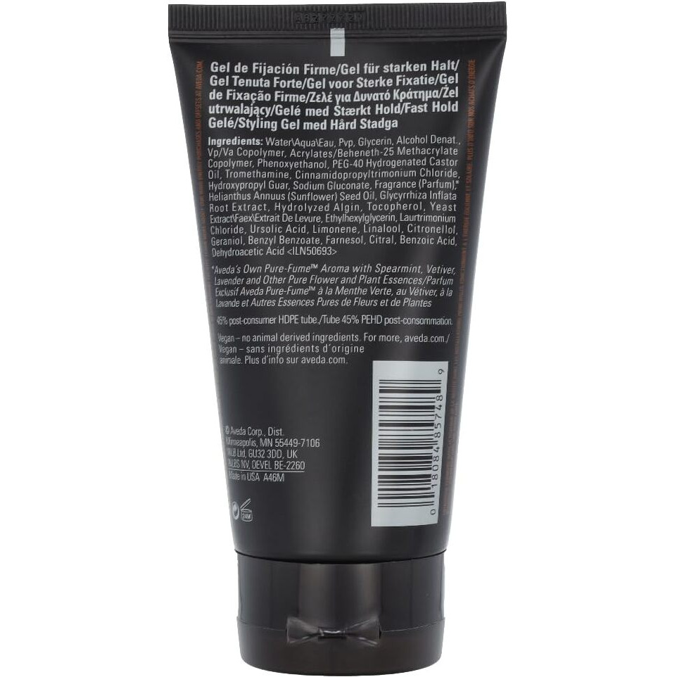 Men Pure-Formance Firm Hold Gel by Aveda for Men - 5 oz Gel