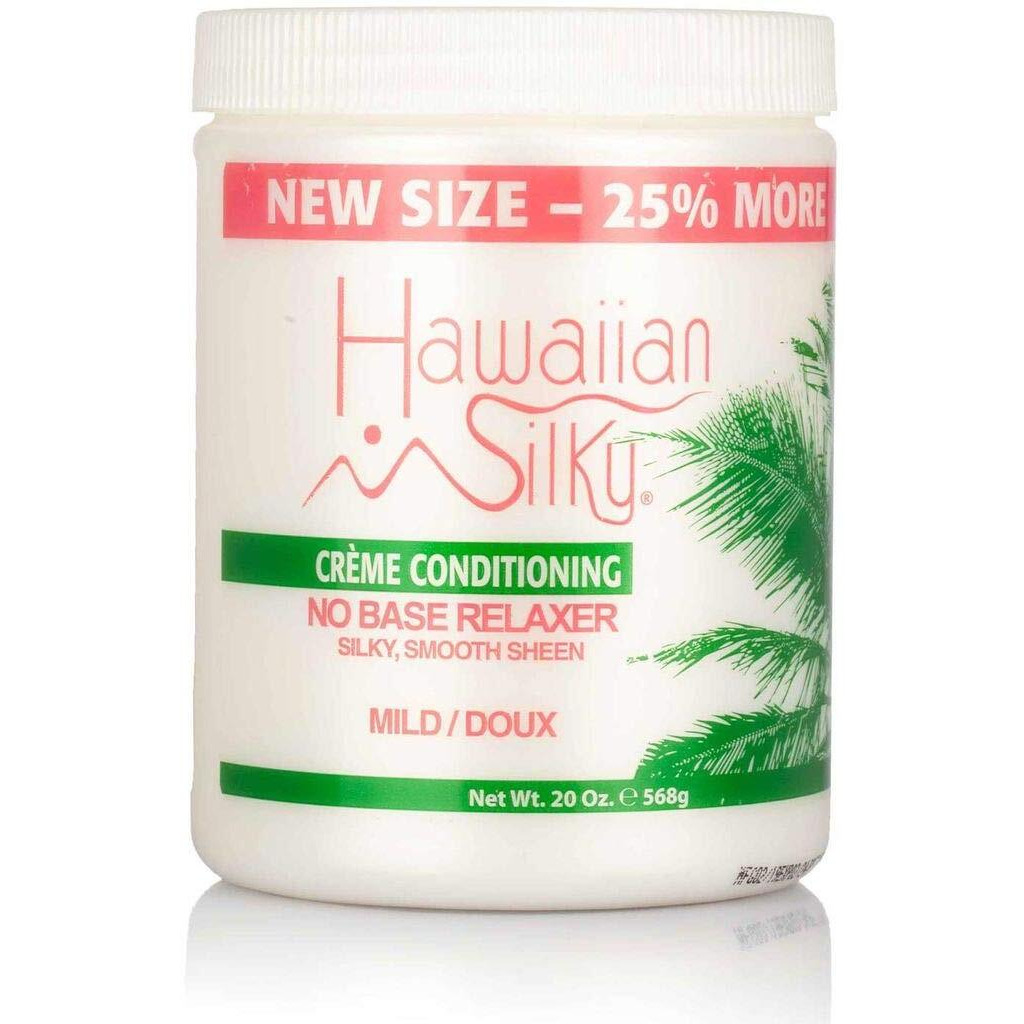 Hawaiian Silky 30008 no base relaxer, mild, White, 20 Ounce