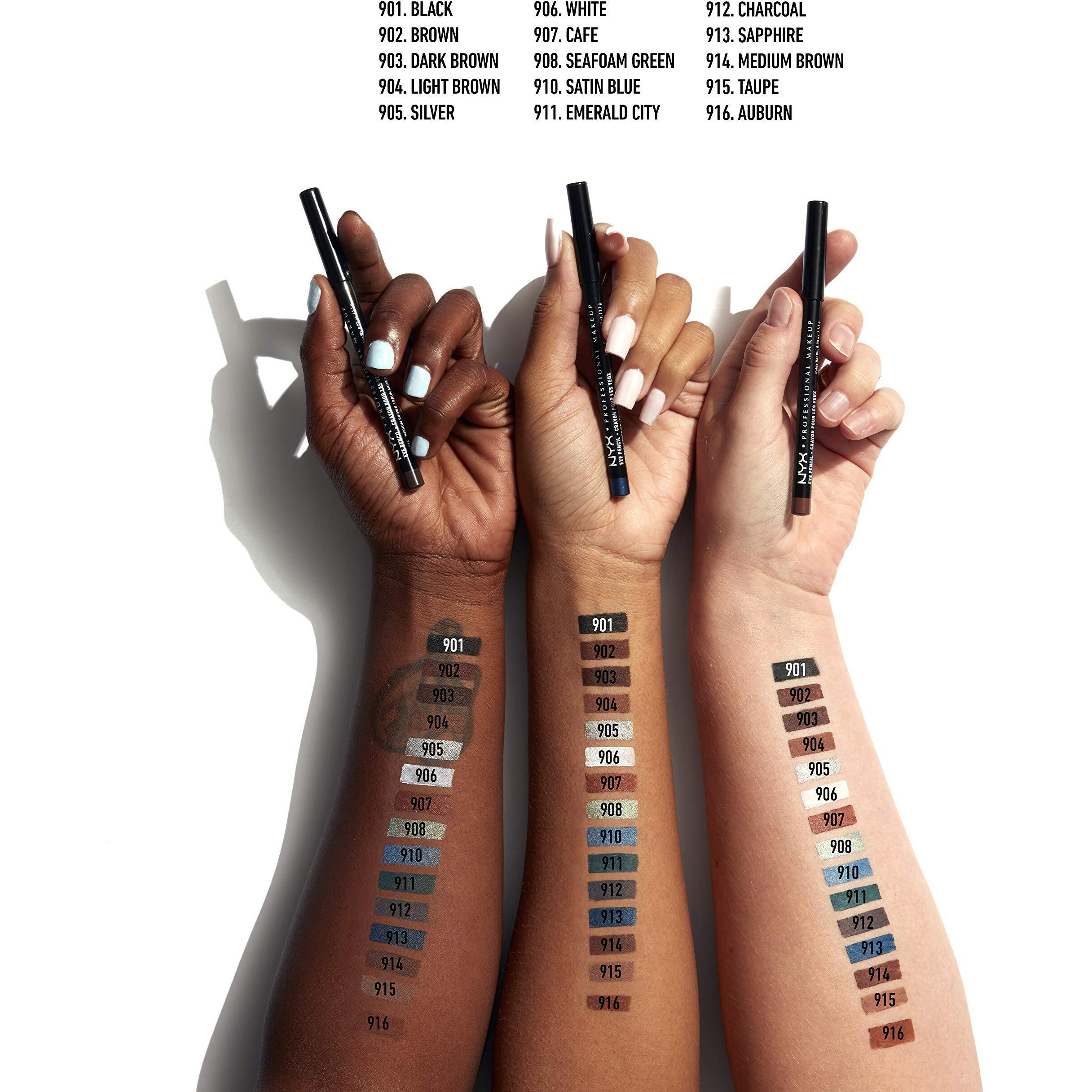 NYX Slim Long-wearing Eye Pencil(D0102H2cFZA)