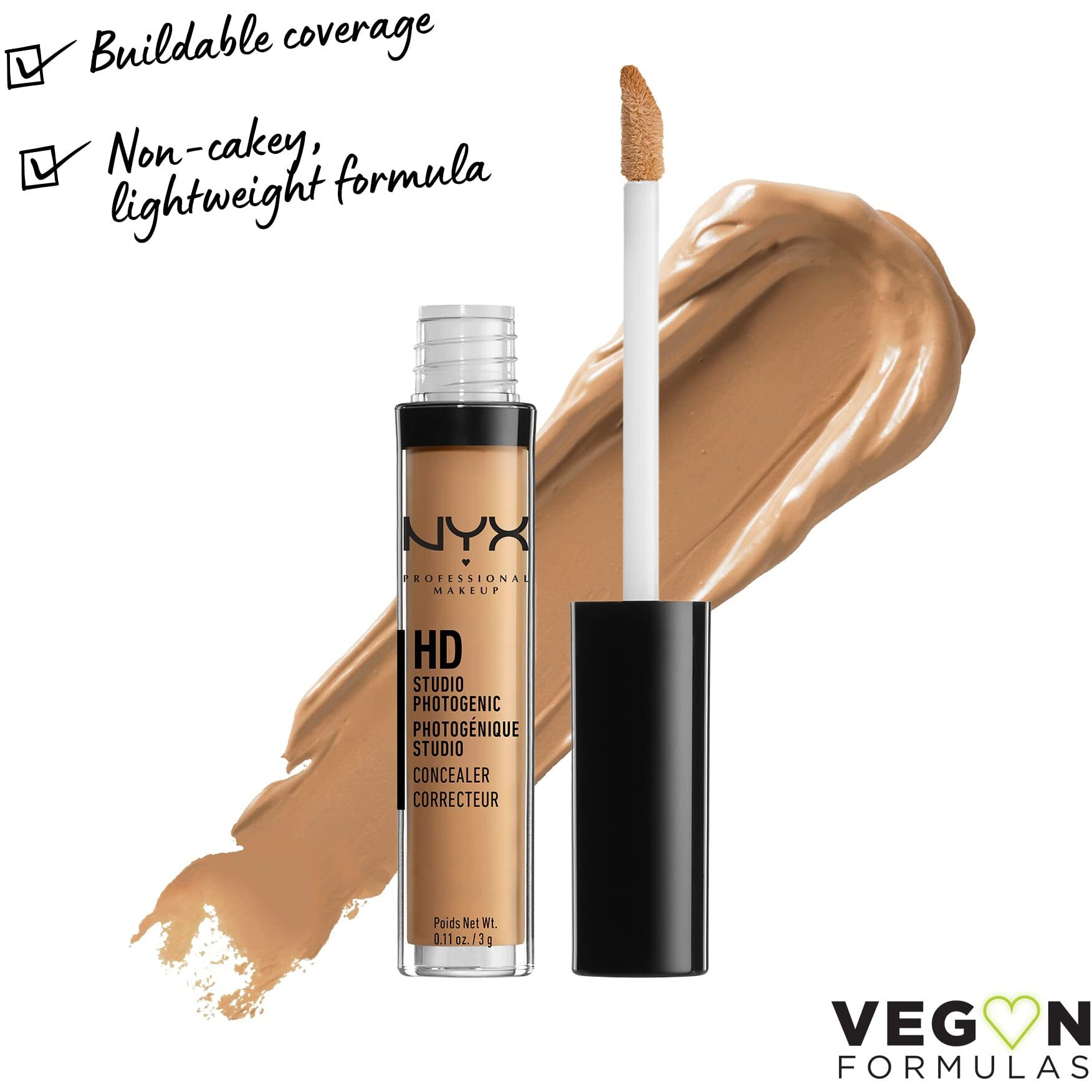 NYX HD Photogenic Liquid concealer(D0102H2cWc7)