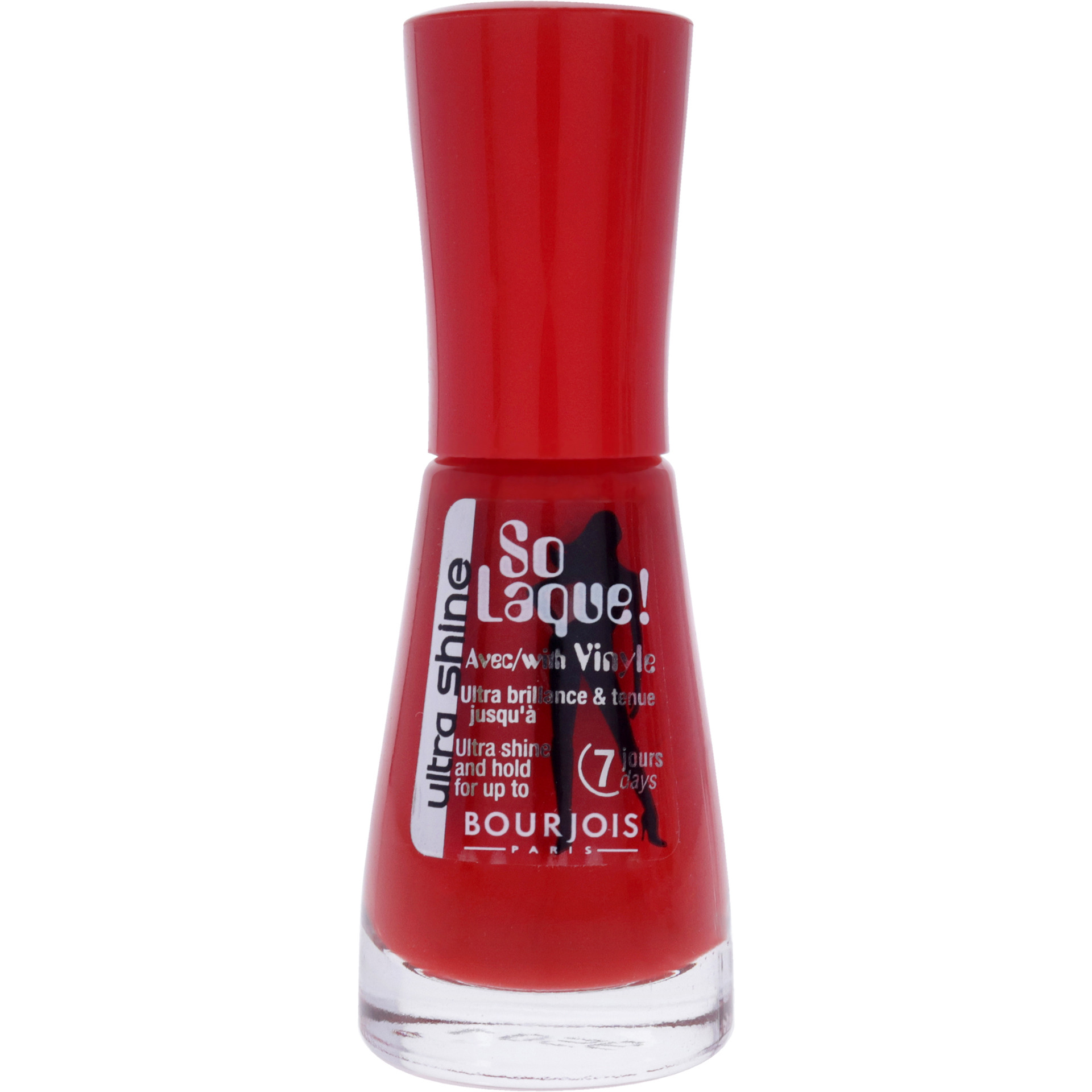 So Laque Ultra Shine - 25 Rouge Casino by Bourjois for Women - 0.3 oz Nail Polish