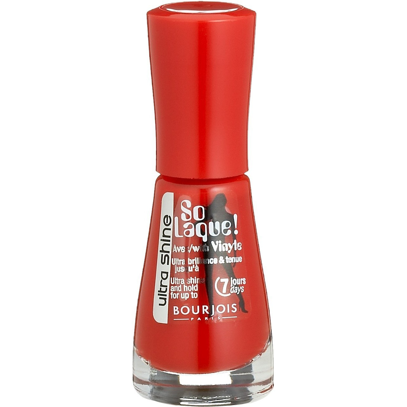 So Laque Ultra Shine - 25 Rouge Casino by Bourjois for Women - 0.3 oz Nail Polish
