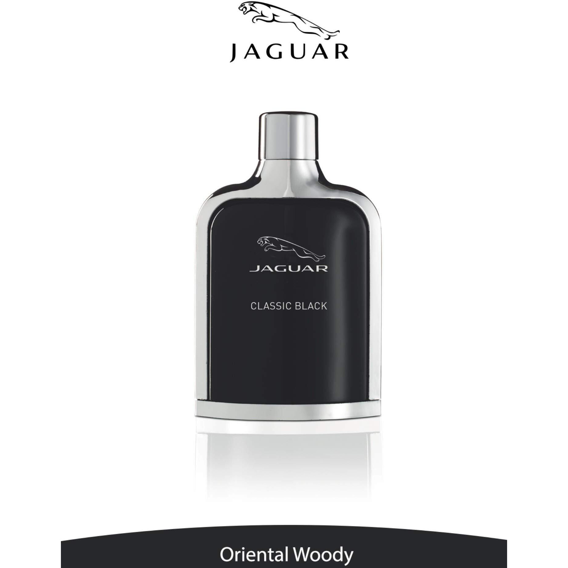 Jaguar Classic Black by Jaguar Eau De Toilette Spray 3.4 oz(D0102HA5AYV.)