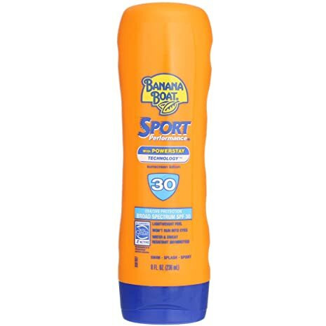 Banana Boat Sport Ultra SPF 30 Sunscreen Lotion, 8oz | Banana Boat Sunscreen SPF 30 Lotion, Oxybenzone Free Sunscreen, Sunblock Lotion Sunscreen, Banana Boat Lotion, Water Resistant Sunscreen, 8oz