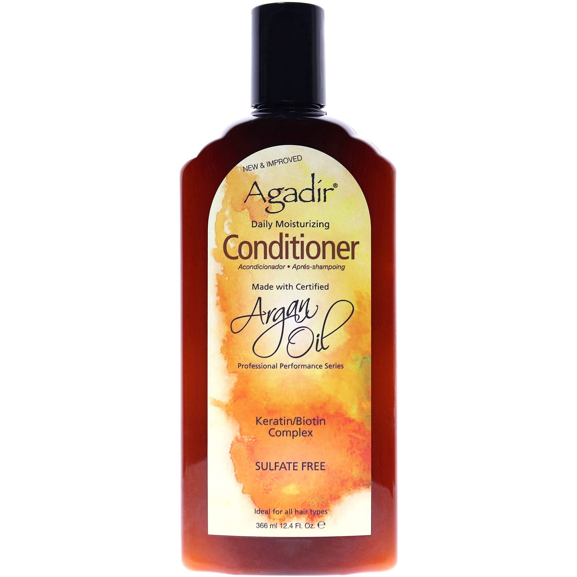 Argan Oil Daily Moisturizing Conditioner by Agadir for Unisex - 12.4 oz Conditioner