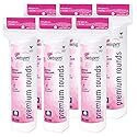 Swisspers Premium Cotton Rounds, Hypoallergenic, 80 Count, Pack of 6 (480 Rounds Total)