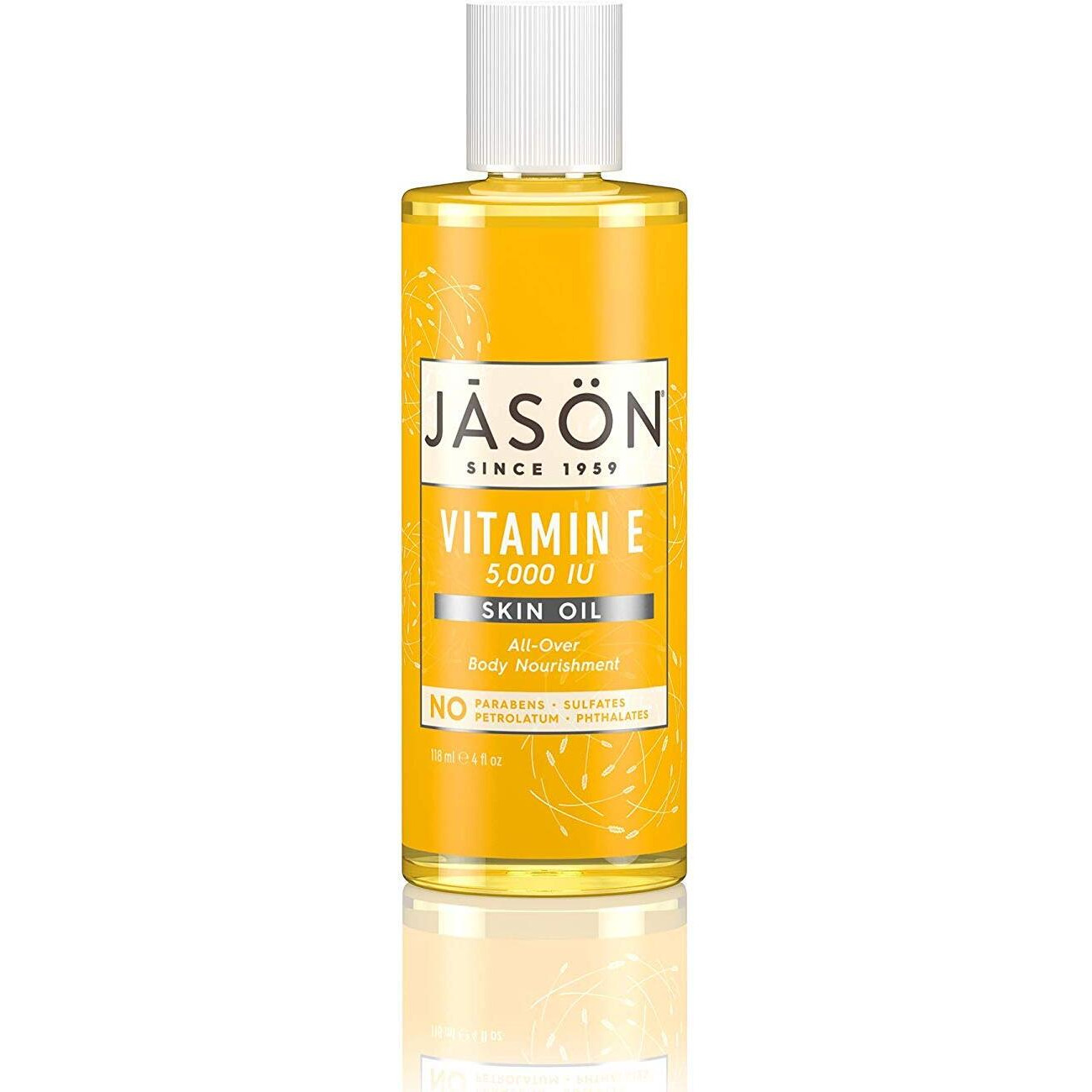 JASON Vitamin E 5,000 IU All Over Body Nourishment Oil, 4 oz. (Pack of 3) (Packaging May Vary)
