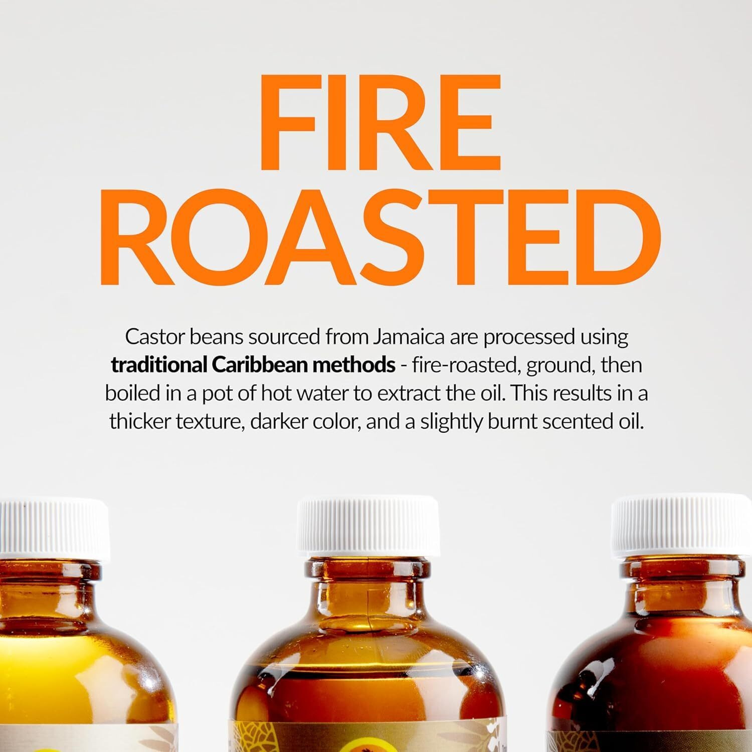 Tropic Isle Living Jamaican Black Castor Oil - Plastic PET Bottle 4oz | For Hair Growth, Skin Conditioning, Eyebrows & Eyelashes, Hair & Scalp Treatment Oil and Nail Care