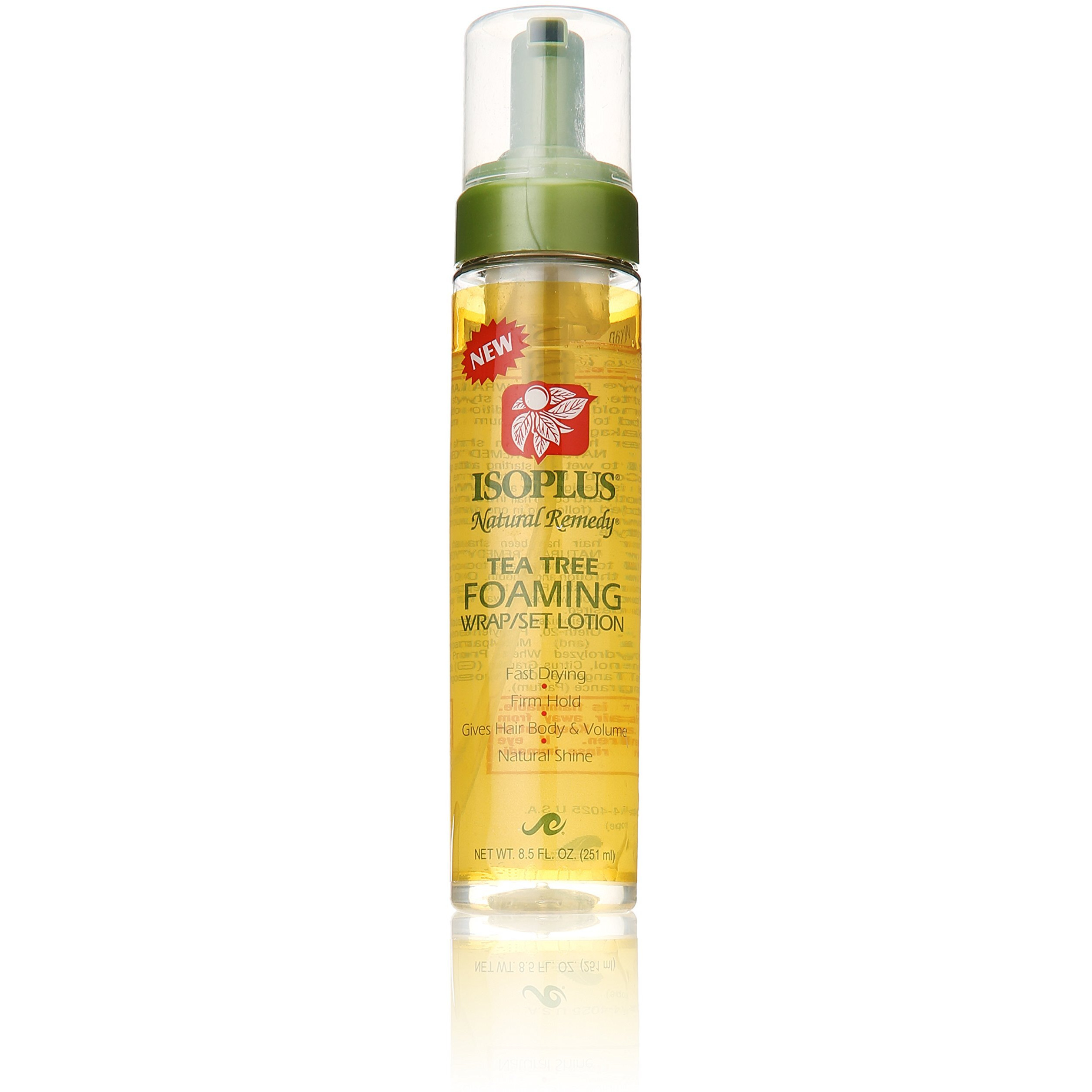 Isoplus Natural Remedy Tea Tree Foaming Wrap/set Lotion 8.5 Oz