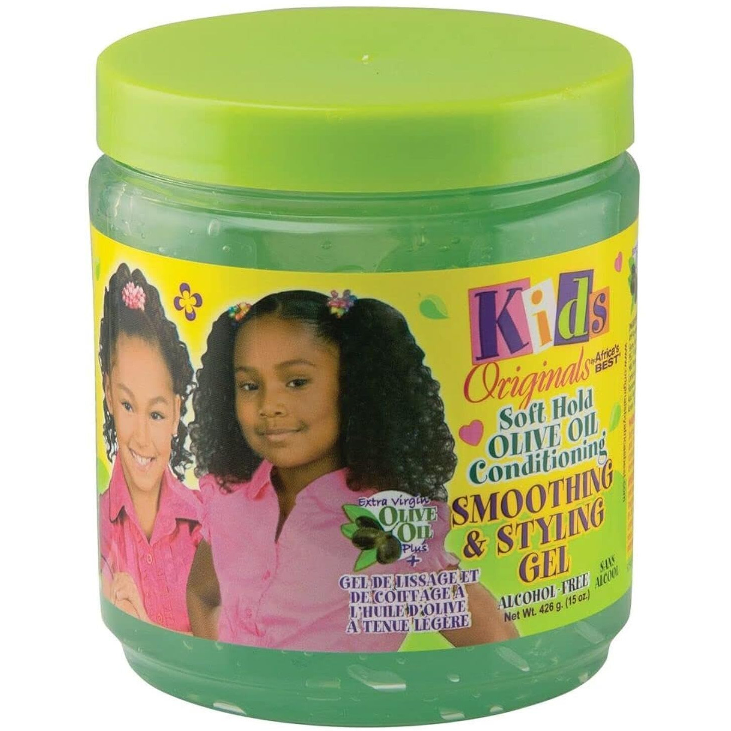 Originals by Africa's Best Kids Africa's Best Kids Originals Soft Hold Olive Oil Conditioning Smoothing & Styling Gel, Alcohol Free, 15oz Jar