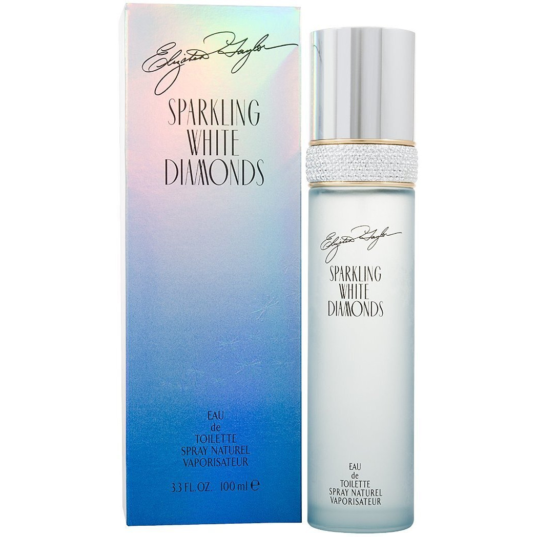 Sparkling White Diamonds by Elizabeth Taylor, 3.3 oz Eau De Toilette Spray for Women